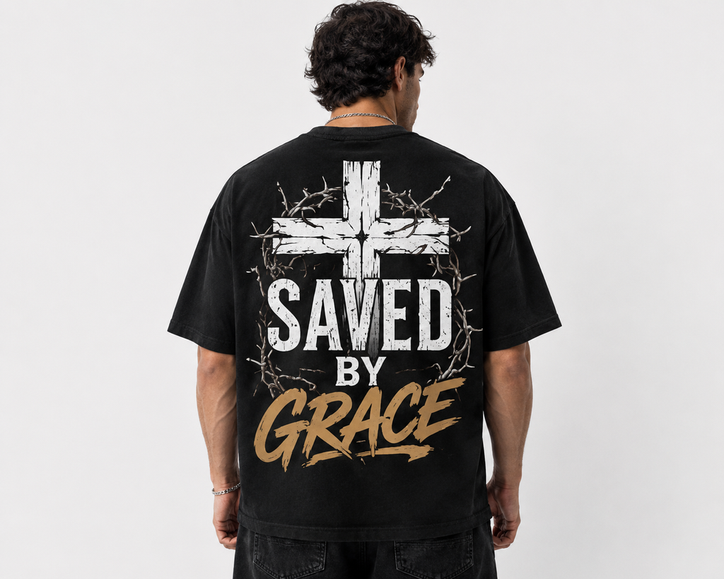 Saved By Grace Oversized T-Shirt