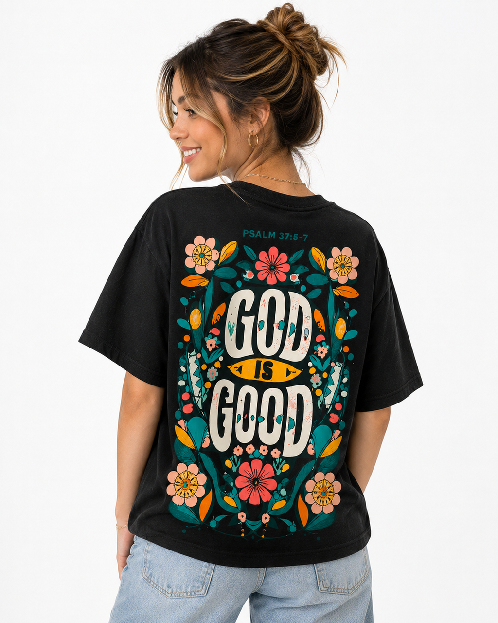 God Is Good Women's Oversized T-Shirt