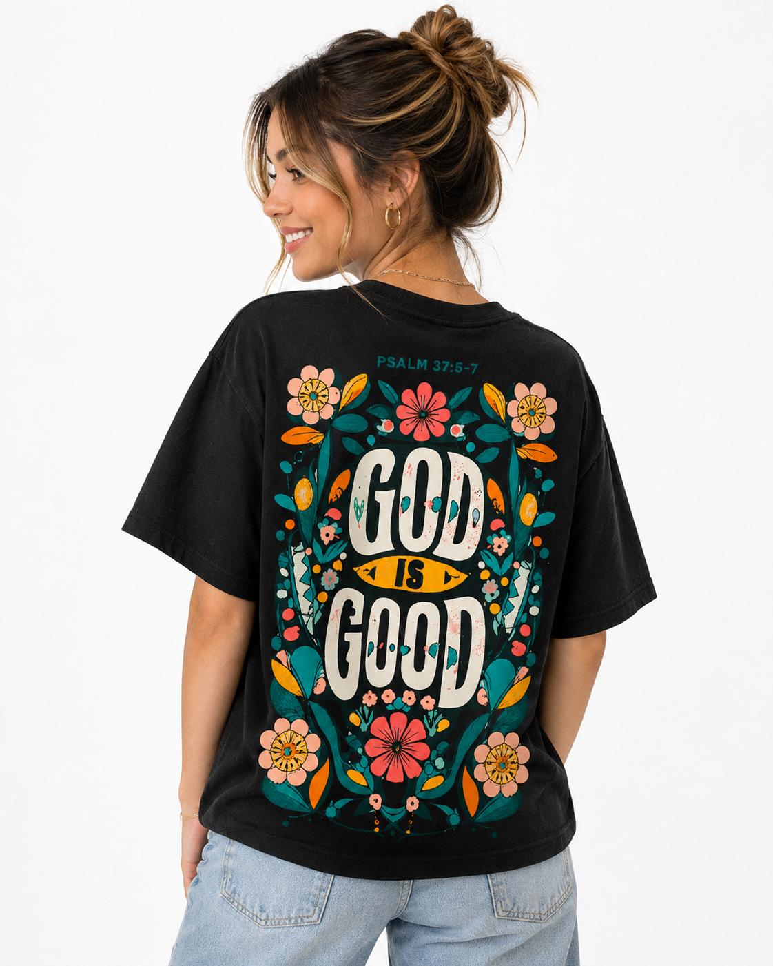 God Is Good Women's Oversized T-Shirt