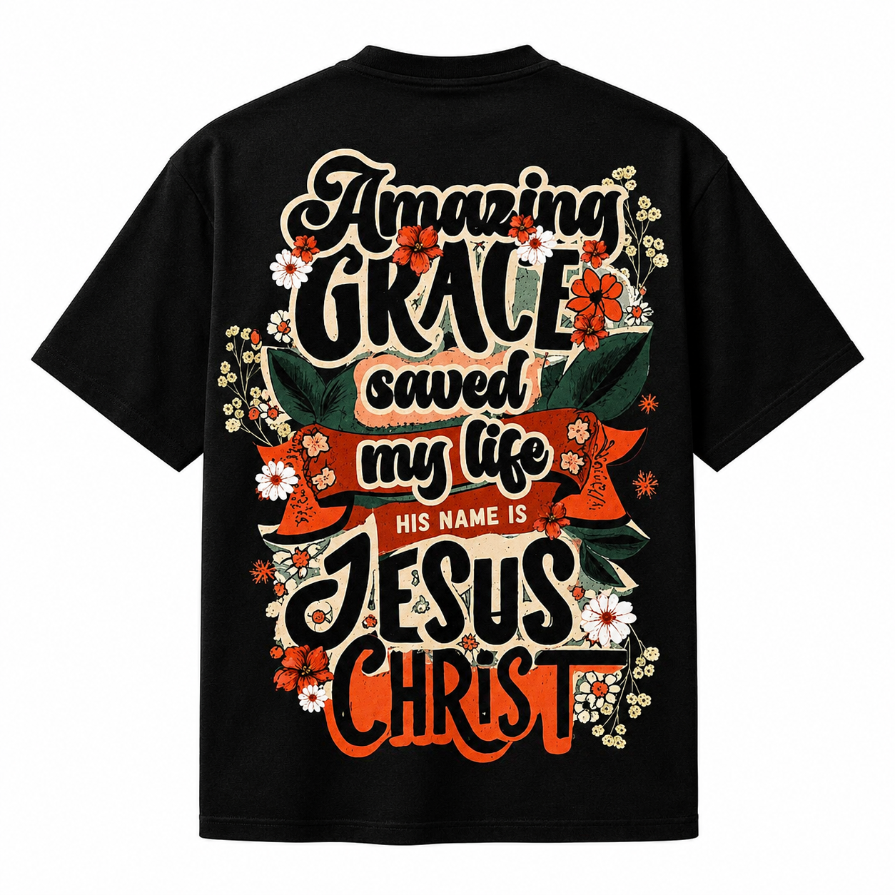 Jesus Saved My Life Women's Oversized T-Shirt